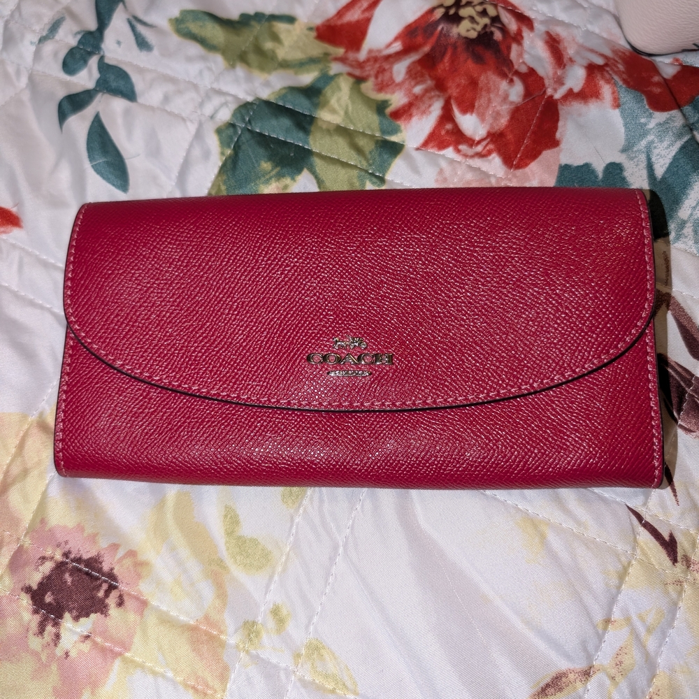 Coach Fuchsia Wallet